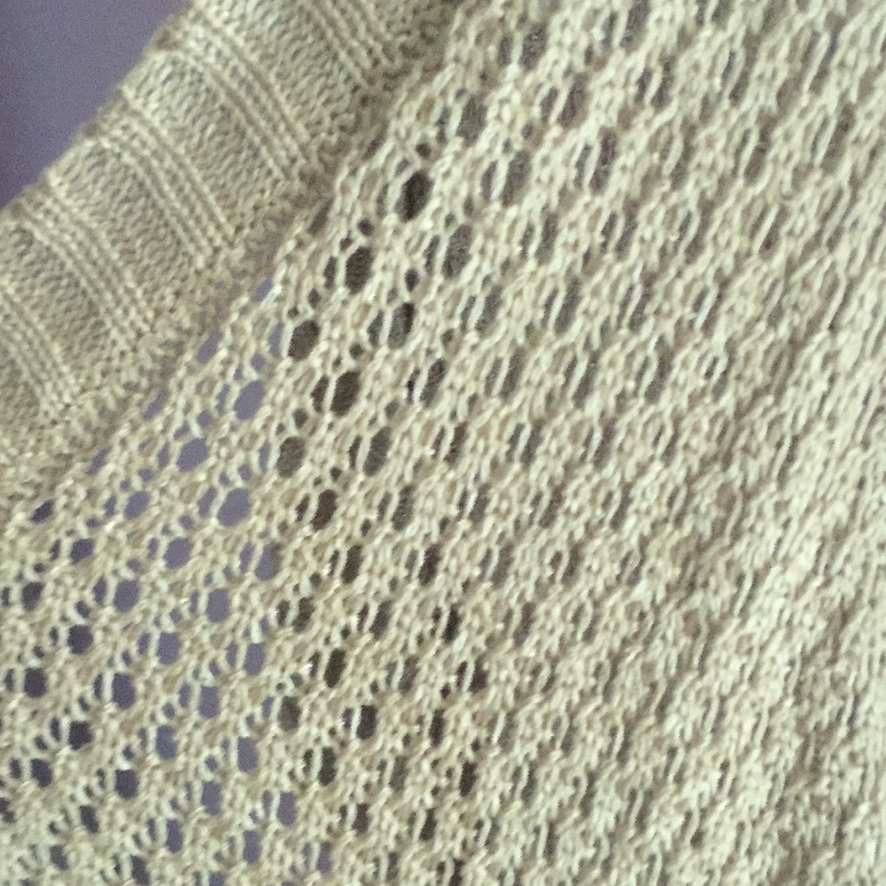 Knitted Throw Over w/ Arm Holes